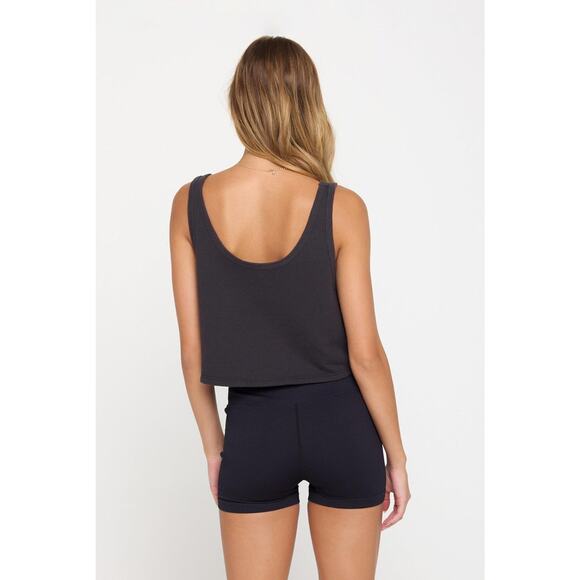 NWT Spiritual Gangster Women's Bree Boxy Tank, Black -XL - Picture 2 of 7